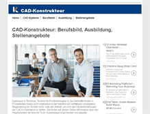 Tablet Screenshot of cad-konstrukteur.com